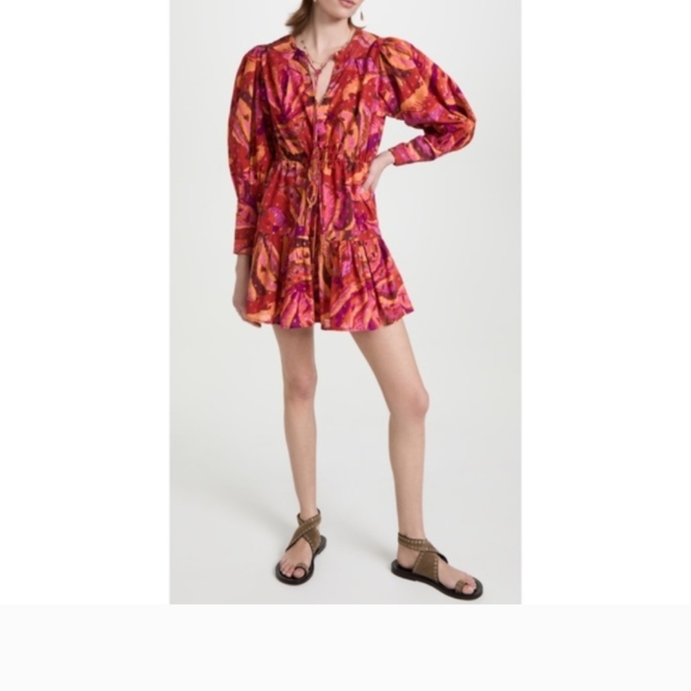 FARM Rio Multicolor Long Sleeve Dress - Picture 14 of 14